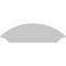 Ekena Millwork Arched Architectural Grade PVC Pediment, 30"W x 12"H x 2-3/4"P PEDP030X120ARD00 - alternate 2